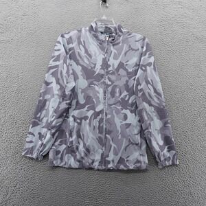 SCALES Mens Full Zip Jacket Frigate Camo Grey Lightweight Size Small NEW